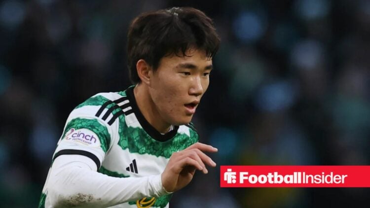 Yang Hyun-Jun running in Celtic kit