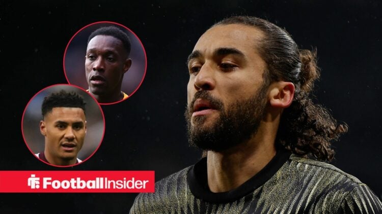 Leeds United striker Dominic Calvert-Lewin, Brighton striker Danny Welbeck, Aston Villa striker Ollie Watkins