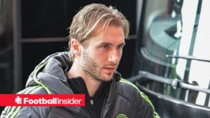 Celtic winger Benjamin Nygren before a game