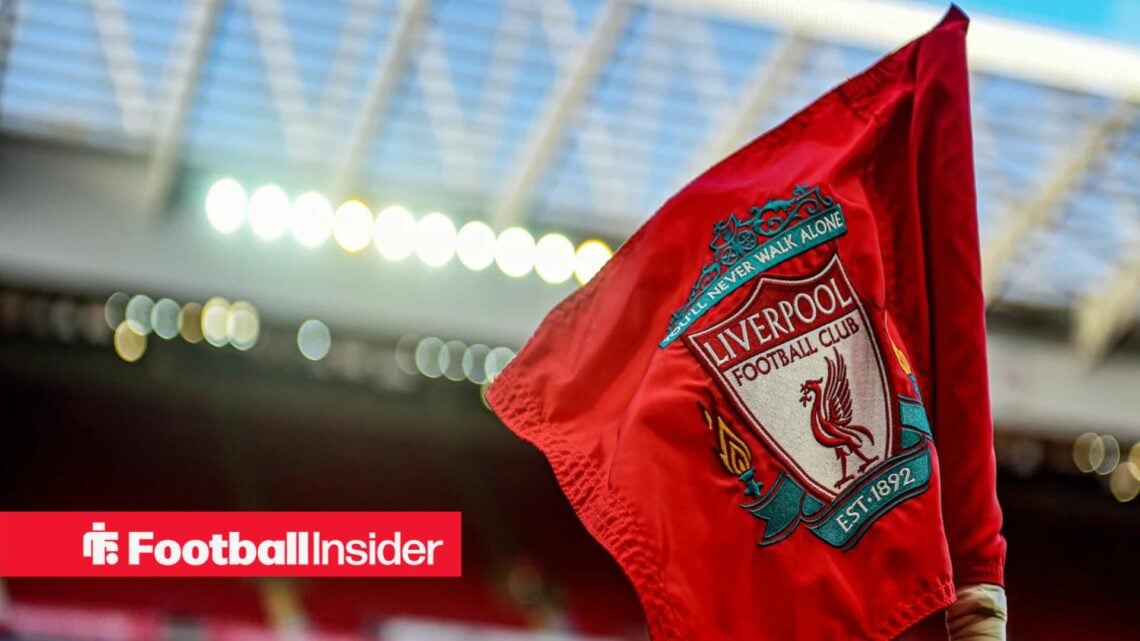 Liverpool flag at Anfield