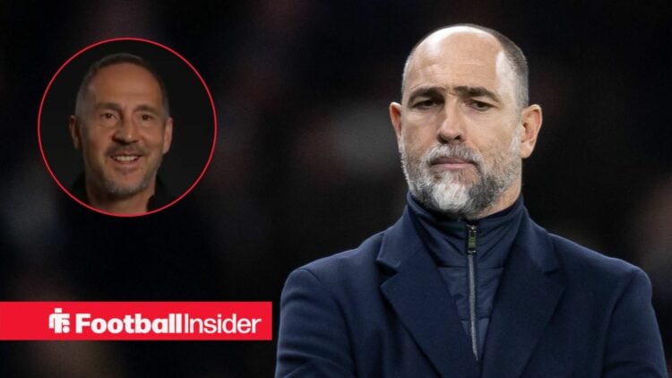 Tottenham interim manager Igor Tudor with former Monaco manager Adi Hutter inset