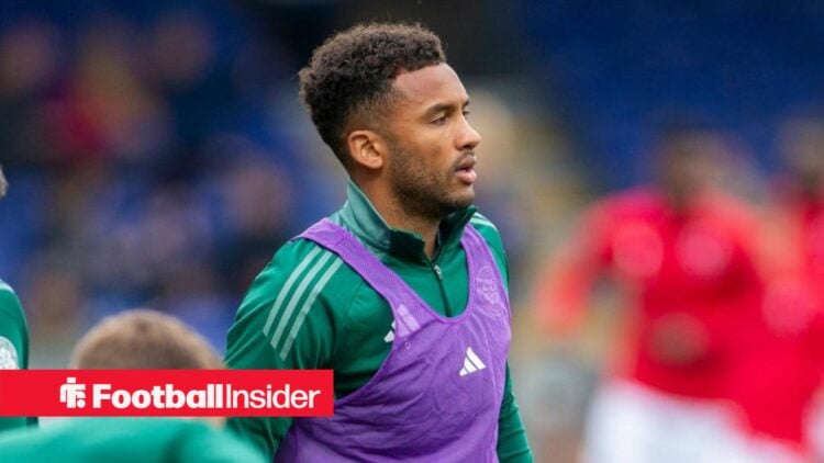 Celtic defender Auston Trusty warms up