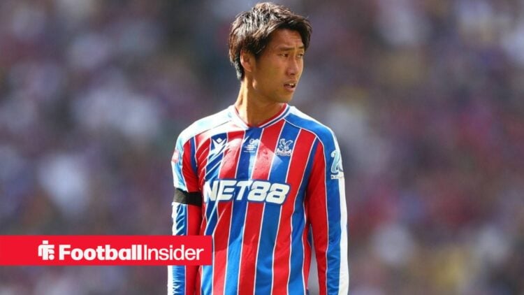 Crystal Palace midfielder Daichi Kamada in the Community Shield Final 2025