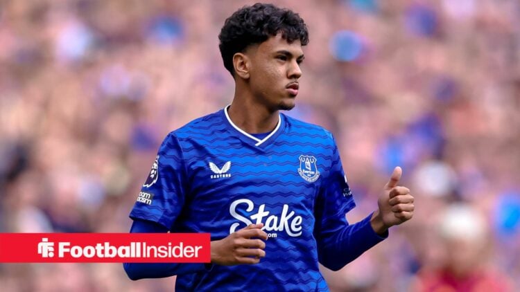 Everton defender Adam Aznou