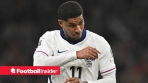 Barcelona winger Marcus Rashford plays for England