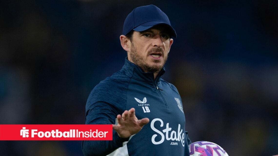 Everton first team coach Leighton Baines