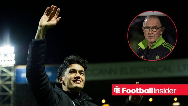 Elijah Just with Martin O'Neill in circle