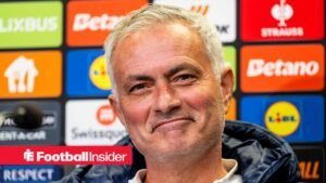 Benfica manager Jose Mourinho smiles