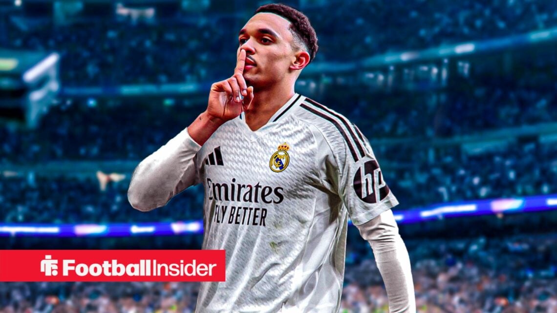 Real Madrid full-back Trent Alexander-Arnold shushes fans