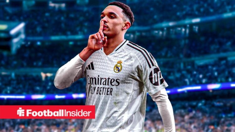 Real Madrid full-back Trent Alexander-Arnold shushes fans