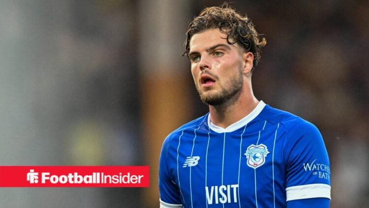 Ollie Tanner in Cardiff City kit