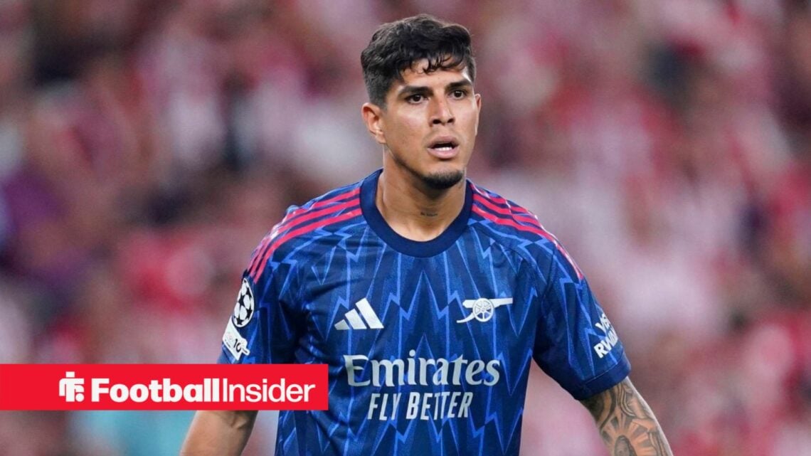 Arsenal defender Piero Hincapie