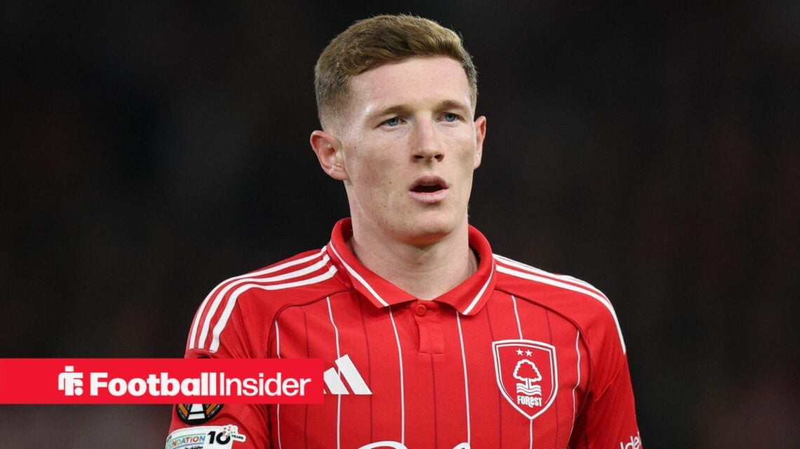 Nottingham Forest midfielder Elliot Anderson