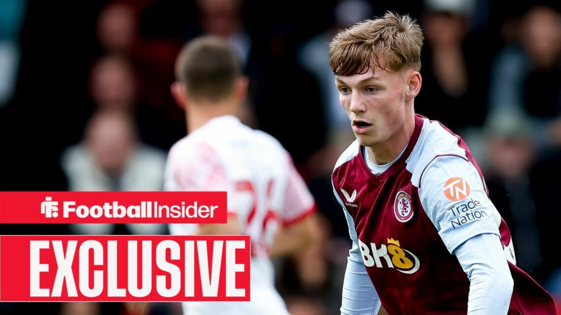 Tommi O’Reilly in Aston Villa kit