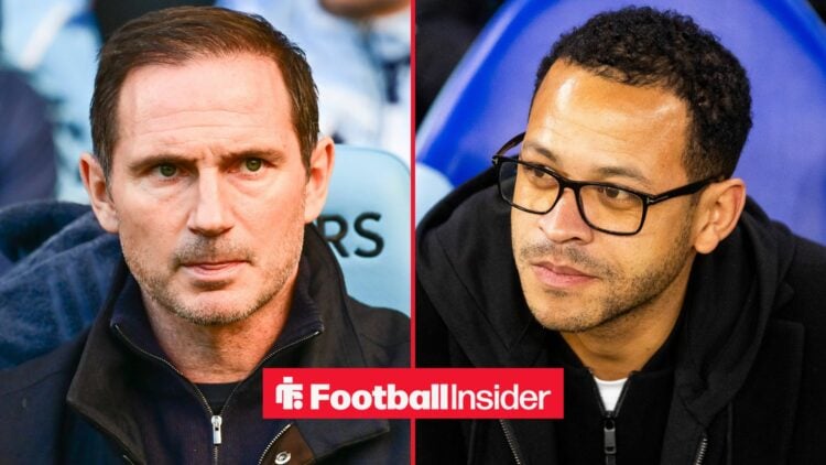 Coventry City manager Frank Lampard and Chelsea manager Liam Rosenior