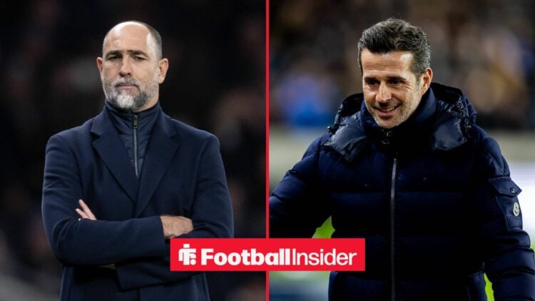 Igor Tudor on left Marco Silva on right