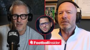 Pundits Gary Lineker and Alan Shearer with Chelsea manager Liam Rosenior inset