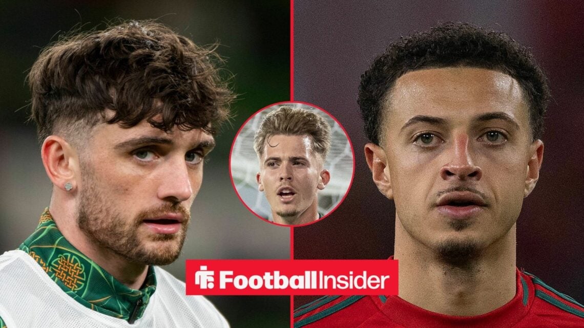 AZ attacker Troy Parrott, Leeds midfielder Ethan Ampadu and West Brom forward Isaac Price