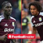 Amadou Onana of Aston Villa during the Premier League match at Villa Park, Birmingham / Aston Villa midfielder Boubacar Kamara