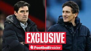 Andoni Iraola during the Premier League match between Bournemouth and Arsenal at the Vitality Stadium, Bournemouth, UK on 3 January 2026 / Keith Andrews head coach of Brentford following the Aston Villa vs Brentford Premier League match at Villa Park, Birmingham