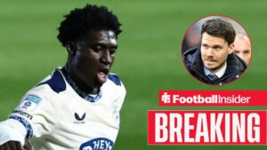 Cameron Ashia in action for Huddersfield, with Danny Rohl in a circular inset