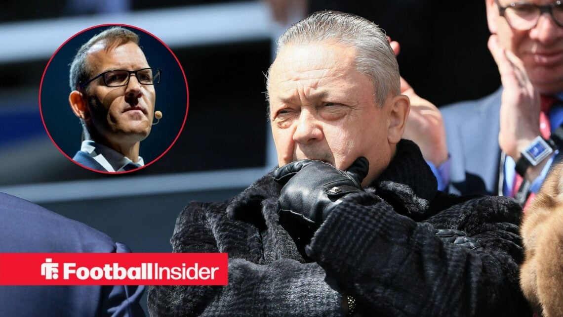 David Sullivan with Daniel Kretinsky included in a circular inset