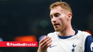 Tottenham winger Dejan Kulusevski in the 2024-25 season