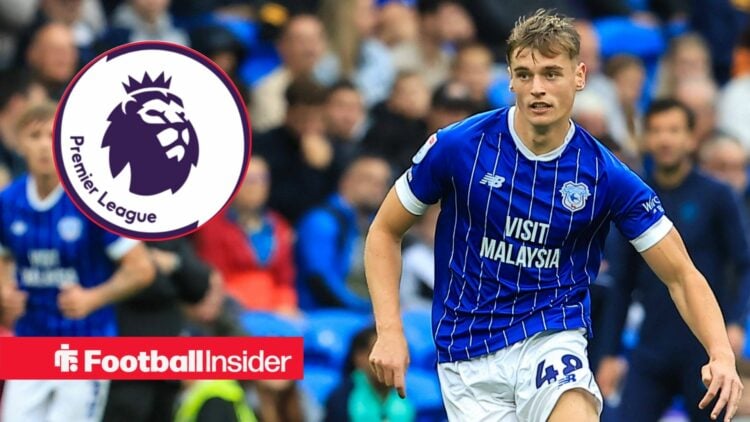 Dylan Lawlor Of Cardiff City during the Sky Bet League 1 Match between Cardiff City and Plymouth Argyle at Cardiff City Stadium, Cardiff on 30 Aug ...