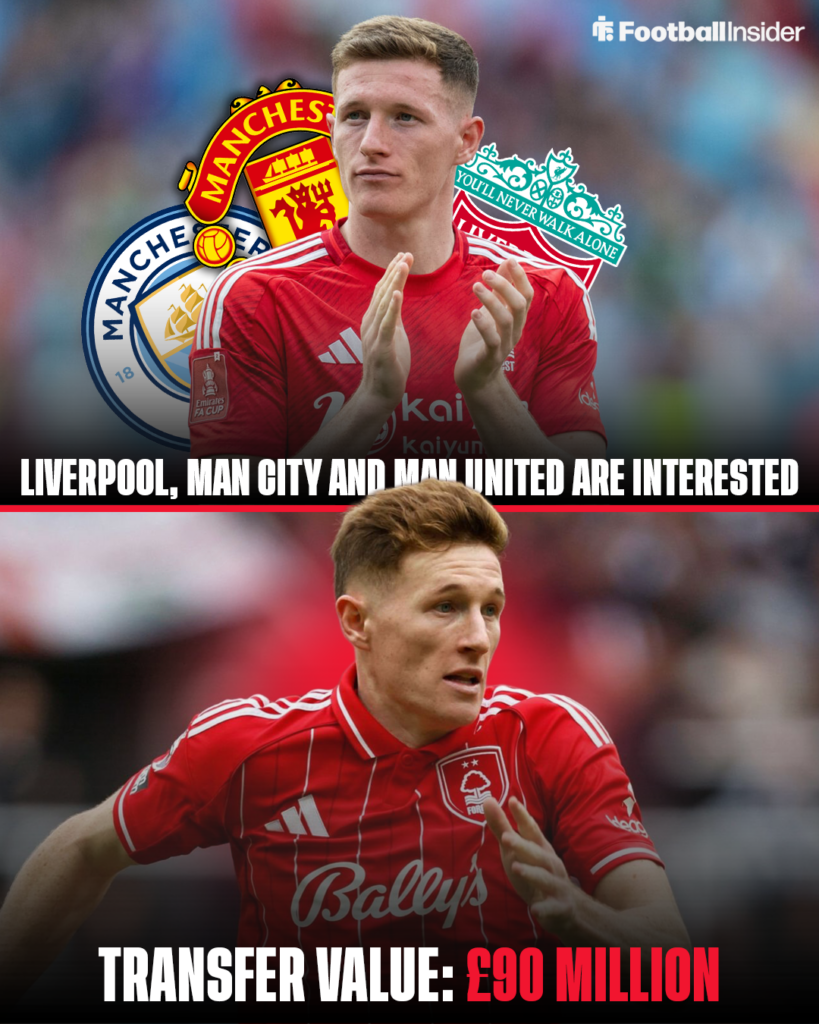 Elliot Anderson is attracting interest from Liverpool, Man City and Man United