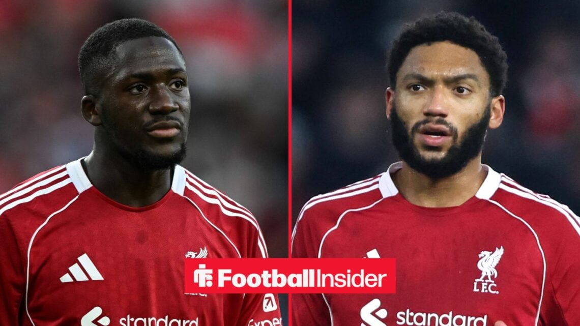 Ibrahima Konate and Joe Gomez in action for Liverpool