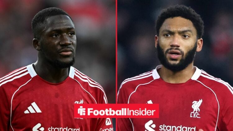 Ibrahima Konate and Joe Gomez in action for Liverpool