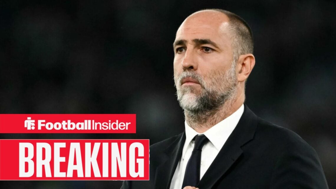 Igor Tudor on the sidelines at Tottenham