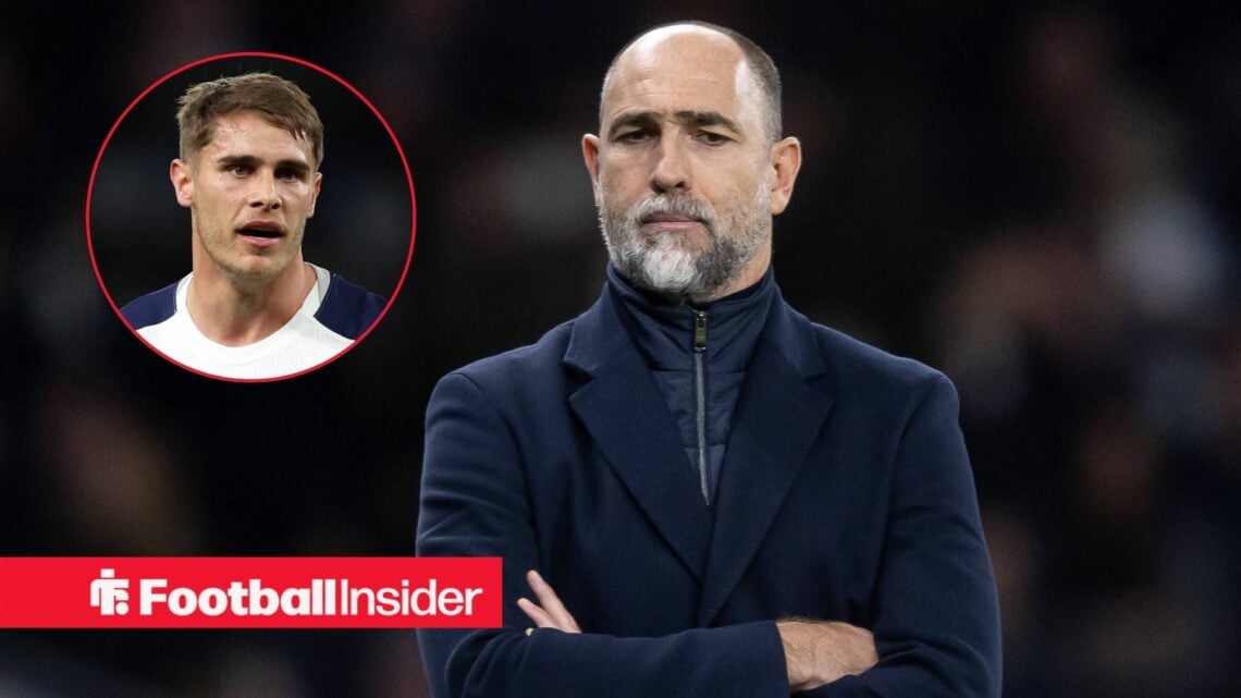 Igor Tudor with Micky van de Ven included in a circular inset