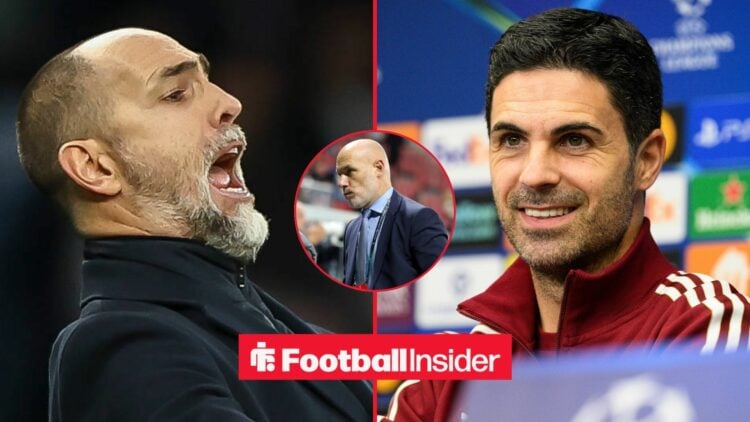 Tottenham Hotspur manager Igor Tudor reacts during the Tottenham Hotspur v Arsenal Premier League match at the Tottenham Hotspur Stadium, London, E...