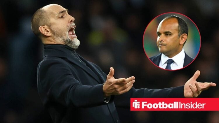 Igor Tudor with Vinai Venkatesham included in a circular inset