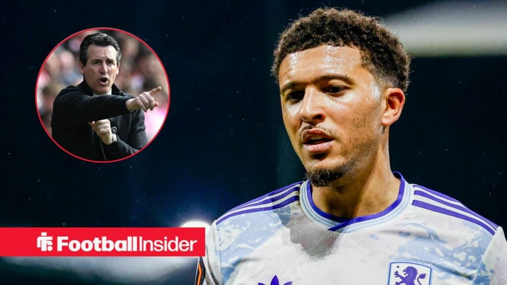 Jadon Sancho fighting to secure his Aston Villa future after superb display vs Lille