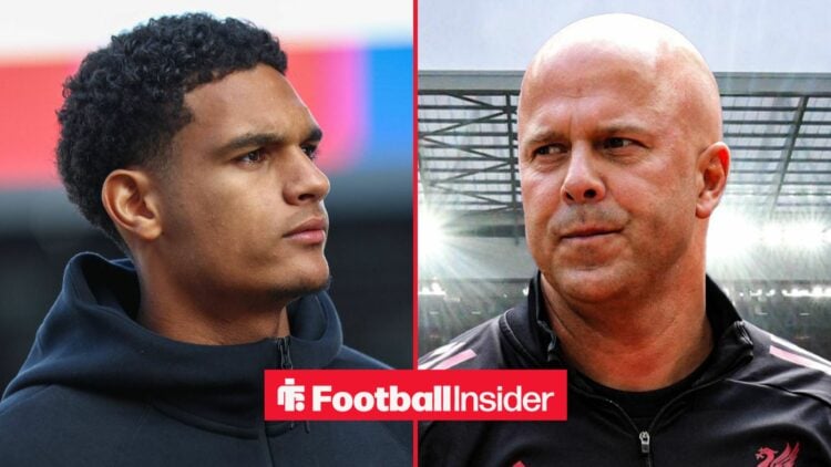 Jarell Quansah alongside Arne Slot