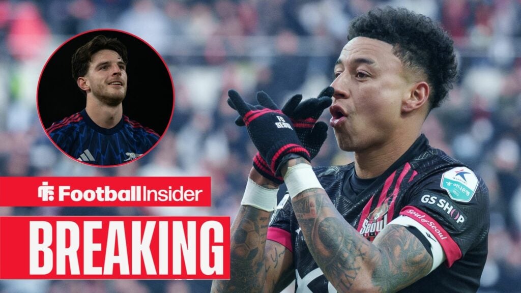 Arsenal star Declan Rice reacts to official announcement as Jesse Lingard joins new club