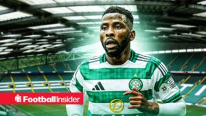 Kelechi Iheanacho in Celtic kit