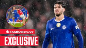 Marc Guiu of Chelsea FC looks on during the UEFA Champions League 2025/26 League Phase MD3 match between Chelsea FC and AFC Ajax at Stamford Bridge on October 22, 2025 / Marc Guiu's handball incident vs Wrexham on 7 March, 2026