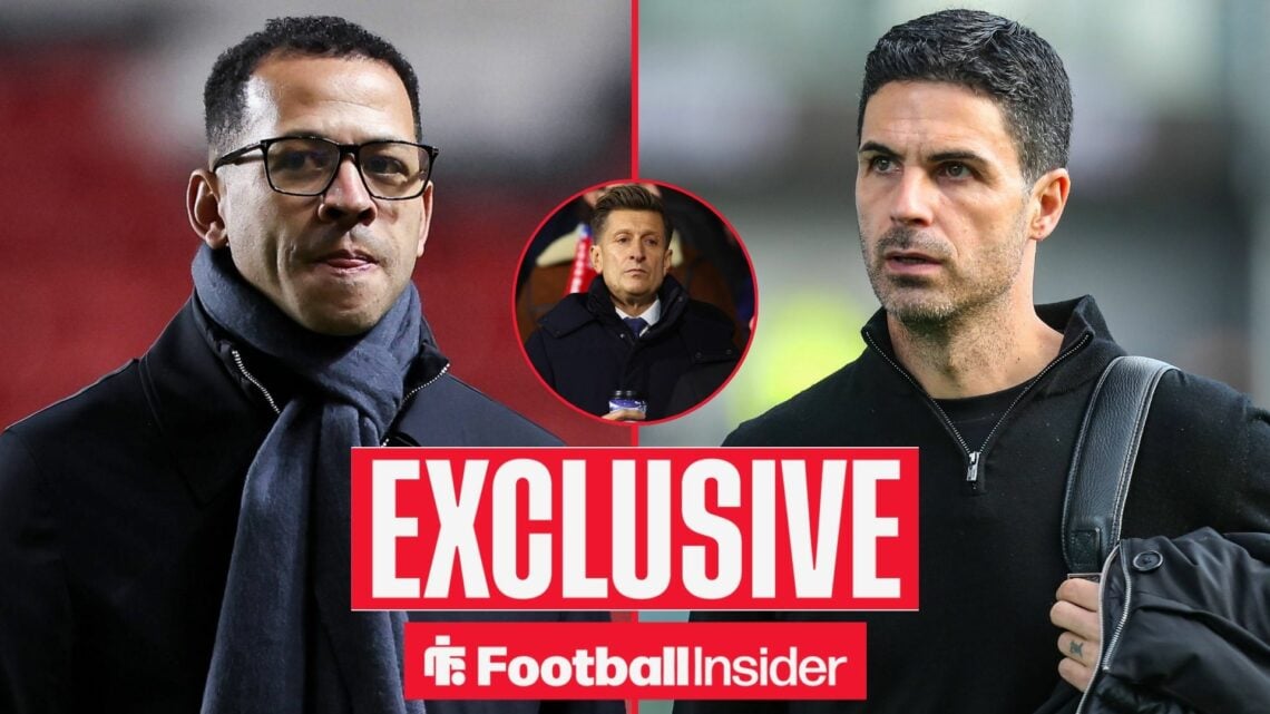 Charlton versus Chelsea, Liam Rosenior manager of Chelsea inspects the pitch before kick off / Mikel Arteta Manager Of Arsenal Arrives during the B...