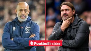 Nuno Espirito Santo alongside Daniel Farke