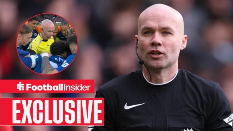 Referee Paul Tierney during the Premier League match between Bournemouth and Brighton and Hove Albion at the Vitality Stadium, Bournemouth, England...
