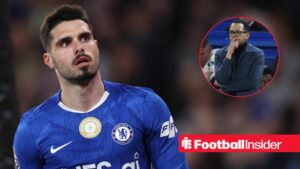 Chelsea winger Pedro Neto / Liam Rosenior Manager of Chelsea looks disappointed & dejected during the match between Chelsea FC and Paris Saint-Germain FC in the UEFA Champions League, Round of 16, 2nd Leg match at Stamford Bridge Stadium in London, England, on March 17, 2026