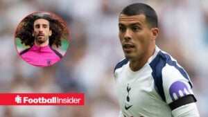 Pedro Porro of Tottenham Hotspur during the Premier League match between Tottenham Hotspur and Burnley at Tottenham Hotspur Stadium on August 16, 2025 / Marc Cucurella 3 before the Real Betis V Chelsea UEFA Conference League Final at Stadion WrocÅaw, Wroclaw, Poland on 28 May 2025