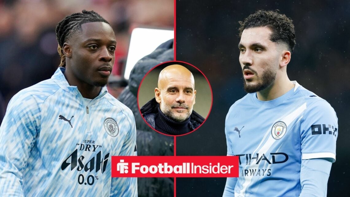Rayan Cherki Jeremy Doku Pep Guardiola