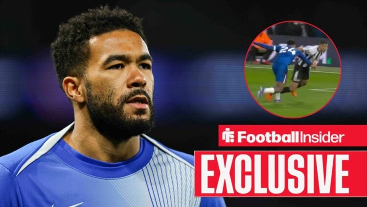 Reece James of Chelsea is ahead of the UEFA Champions League round of 16 first leg football match between Paris Saint-Germain PSG and Chelsea at th...