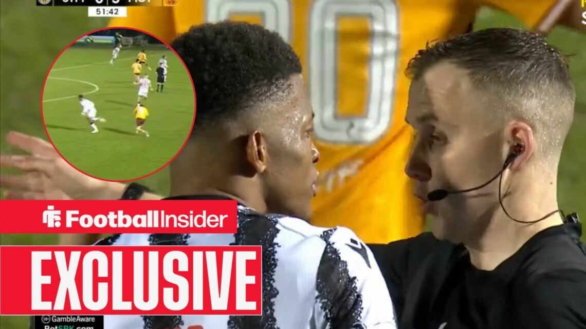 Richard King Callum Slattery red card