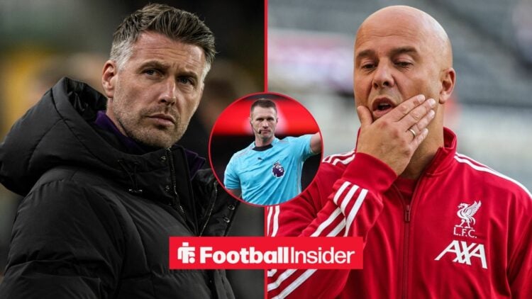 Wolverhampton Wanderers versus Nottingham Forest Wolverhampton Wanderers Head Coach Rob Edwards / Liverpool manager Arne Slot on the sidelines at A...