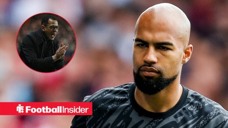 Robert Sanchez of Chelsea looks on during the Premier League match Nottingham Forest vs Chelsea at City Ground, Nottingham, United Kingdom, 25th Ma...